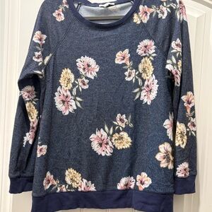 Maurices Navy Blue Crew Neck Top